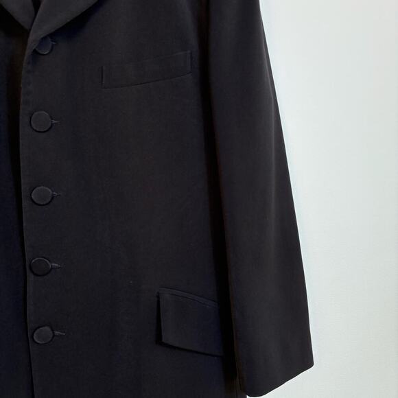 IL Canto Italian designer Sport Coat size 44 Wool Skin Twill Five Button Closure - Picture 5 of 12